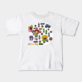 Coloring Kids T-Shirt